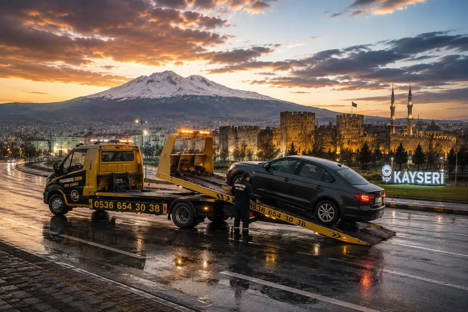 Pınarbaşı Eren Oto Çekici Acil Yol Yardımı hizmet süreci görseli