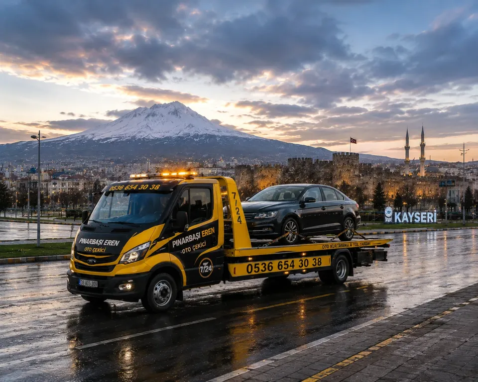 Pınarbaşı Eren Oto Çekici Yerinde Akü Takviye Desteği hizmet süreci görseli